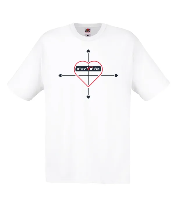 Maglietta Equazione Cuore (2 Versioni) - immagine 2
