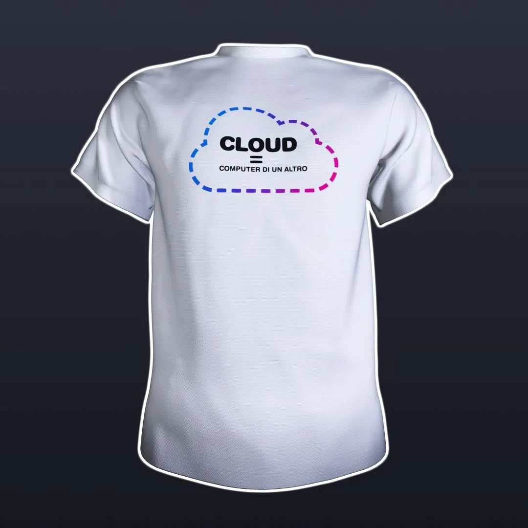 Maglietta Cloud - immagine 3