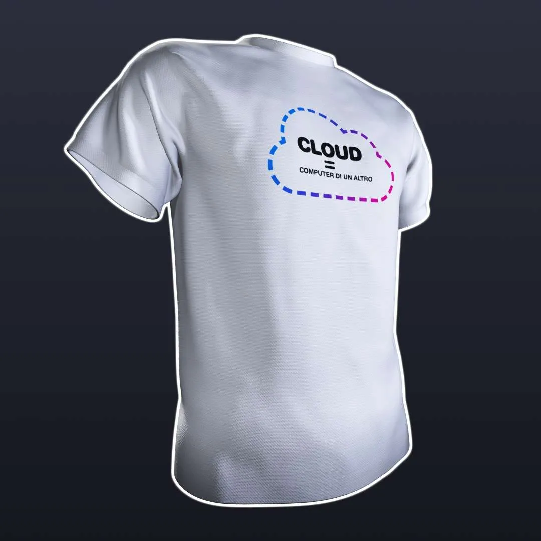 Maglietta Cloud - immagine 2